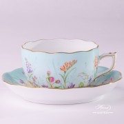 Four Seasons 20724-0-00 QS Tea Cup and Saucer Herend porcelain