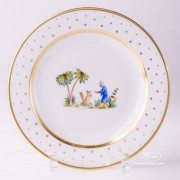 Oriental Showmen 2521-0-00 FODOS Dessert Plate Herend porcelain