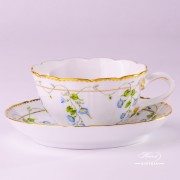 Morning Glory - Nyon 4247-0-00 NY Tea Cup and Saucer Herend porcelain