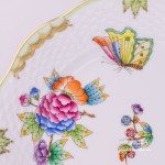 Dessert Plate 517-0-00 VBO Queen Victoria design. Herend fine china hand painted