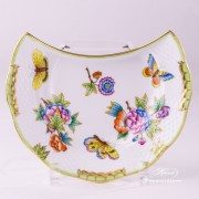 Victoria 530-0-00 VBO Crescent Plate Herend porcelain