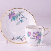 Royal Garden 709-0-00 EVICTF2 Coffee Cup and Saucer Herend porcelain