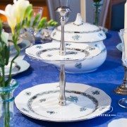Apponyi Turquoise 308-0-91 ATQ3-PT Fruit Stand Herend porcelain