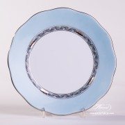 Apponyi Turquoise 20517-0-00 E-511 Dessert Plate Herend porcelain