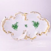 Apponyi Green 7517-0-00 AV Rococo Dish Herend porcelain