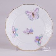 Royal Garden-Turquoise 517-0-00 EVICTP2 Dessert Plate Herend porcelain