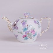 Royal Garden-Turquoise 605-0-17 EVICT2 Tea Pot Herend porcelain