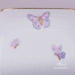 Salad Dish 181-0-00 EVICTP2 Royal Garden Turquoise Butterfly pattern. Herend fine china hand painted. Tableware