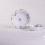 Fruit Bowl 330-0-00 EVICTP2 Royal Garden Turquoise Butterfly pattern. Herend fine china hand painted. Tableware