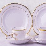 Hadik Coffee Cup 1707-0-00 HD and Dessert Plate 1518-0-00 HD Herend porcelain