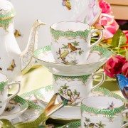 Couple of Birds RO-ETV Coffee Set Herend porcelain