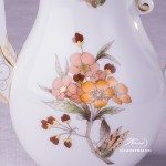 Victoria Grande Coffee Pot 613-0-17 VICTMC-Orange Herend porcelain