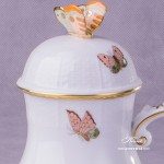 Victoria Grande Coffee Pot 613-0-17 VICTMC-Orange Herend porcelain