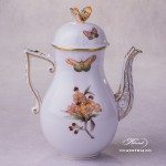 Victoria Grande Coffee Pot 613-0-17 VICTMC-Orange Herend porcelain