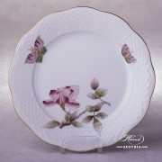 Victoria Grande Dessert Plate 517-0-00 VICTMC-Pink Herend porcelain