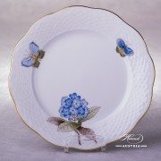 Victoria Grande Dessert Plate 517-0-00 VICTMC-Blue Herend porcelain