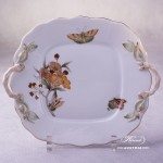 Victoria Grande Cake Plate 430-0-00 VICTMC-Orange Herend porcelain