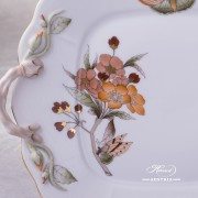 Victoria Grande Cake Plate 430-0-00 VICTMC-Orange Herend porcelain