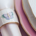 Dinner Set for 6 Persons - Herend Royal Garden Turquoise Flower with Butterfly patterns. Herend fine china and hand painted tableware