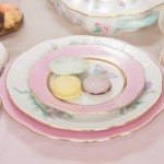 Dinner Set for 6 Persons - Herend Royal Garden Turquoise Flower with Butterfly patterns. Herend fine china and hand painted tableware