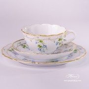 Morning Glory-Nyon NY Tea Cup and Saucer Herend porcelain