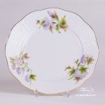 Dessert Plate 517-0-00 EVICTF1 Royal Garden Green Flower pattern. Herend fine china hand painted. Tableware