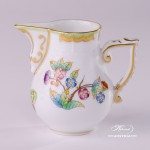 Milk Jug 658-0-00 VBO Queen Victoria design. Herend porcelain hand painted. Tableware