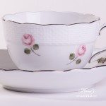 Vienna Rose Platinum - Tea Cup - Herend Austria