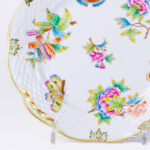 Herend Queen Victoria Dessert plate - VBO green 517 VBO