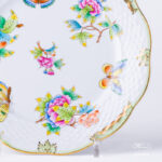 Herend Queen Victoria Dessert plate - VBO green 517 VBO