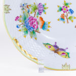 Herend Queen Victoria Soup plate - VBO green 504-0-00 VBO