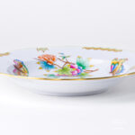 Herend Queen Victoria Soup plate - VBO green 504-0-00 VBO