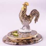 Jewelled Herend Golden rooster