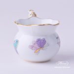 Creamer 644-0-00 EVICTP2 Royal Garden Turquoise Butterfly pattern. Herend fine china hand painted. Tableware