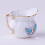 Creamer 644-0-00 EVICTP2 Royal Garden Turquoise Butterfly pattern. Herend fine china hand painted. Tableware