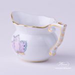 Creamer 644-0-00 EVICTP2 Royal Garden Turquoise Butterfly pattern. Herend fine china hand painted. Tableware