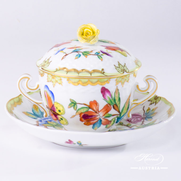 VictoriaA Tea Cup and Saucer Herend Porcelain Herend Austria