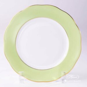 Light Green Edge - Dessert Plate