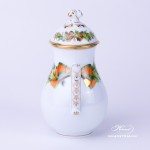 Herend porcelain Coffee Pot painted with Christmas motif