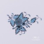 Tea Set for 2 Persons - Herend Chinese Bouquet Turquoise / Apponyi ATQ3-PT pattern. Herend fine china hand painted. Tableware