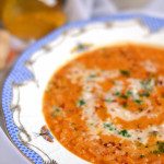 Soup Plate 504-0-05 RO-ETB Rothschild Bird Blue Fish scale decor. Herend porcelain. Hand painted tableware