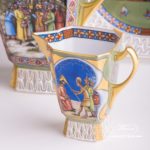 Coffee / Espresso Set for 2 Persons - Herend Medieval Miniatures HHVT pattern. Herend fine china hand painted. Tableware