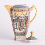 Coffee / Espresso Set for 2 Persons - Herend Medieval Miniatures HHVT pattern. Herend fine china hand painted. Tableware