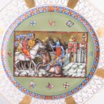 Coffee / Espresso Set for 2 Persons - Herend Medieval Miniatures HHVT pattern. Herend fine china hand painted. Tableware