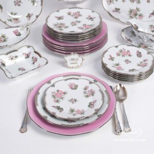 Queen Victoria Platinum - Dinner Set