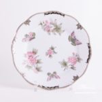 Place Setting 3 Pieces - Herend Queen Victoria Platinum VBOG-X1-PT pattern. Herend porcelain hand painted. Tableware