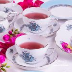 Tea Set for 6 Persons - Herend Chinese Bouquet Turquoise / Apponyi ATQ3-PT pattern. Herend fine china hand painted. Tableware