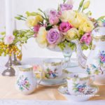 Coffee / Espresso Set for 2 Persons - Herend Queen Victoria VBO decor. Herend porcelain hand painted. Tableware. Coffee Cup 709-0-00 VBO