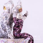 Carnival / Clowns Figurine 15028-0-00 ZOVT-1 Oriental design. Herend fine china. Hand painted ornaments