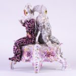 Carnival / Clowns Figurine 15028-0-00 ZOVT-1 Oriental design. Herend fine china. Hand painted ornaments